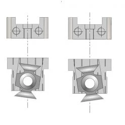 CMT Autres Accessoires De Fraisage 695.961.A1 Coin De Serrage Pour Porte Fraise - Gauche