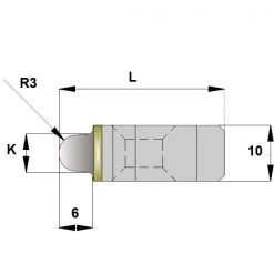 CMT Autres Accessoires De Fraisage 790.940.A1 Dent à Rainure Unique 29,7x10x7