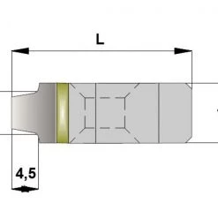 CMT Autres Accessoires De Fraisage 790.941.A1 Dent à Rainure Unique 30x10x7