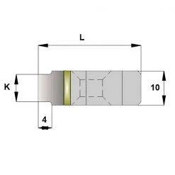 CMT Autres Accessoires De Fraisage 790.942.A1 Dent à Rainure Unique 30x10x8