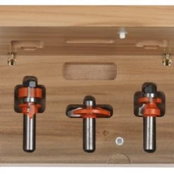 CMT Jeu De Fraise 900.024.11 Coffret De 3 Fraises Pour Portes 8 Mm