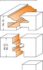 CMT Jeu De Fraise 900.509.11 Coffret De 5 Fraises Spécial Cuisine, Profil A