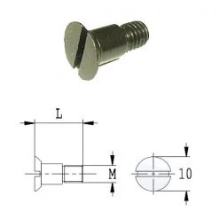 CMT Autres Accessoires De Fraisage 990.A09.00 Boulon Conique Met Zitting M5x10x13