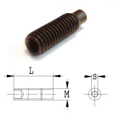 CMT Autres Accessoires De Fraisage 990.A12.00 Boulon Hexagonal à Position Plate M6x12