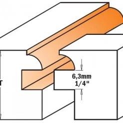 CMT Jeu De Fraise 991.012.11 Set 2 Pièces - Fraise à Profile Et Contre-profile 28,7x79,2 - Tige 8 Mm 5 CMT Jeu De Fraise 991.012.11 Set 2 Pièces - Fraise à Profile Et Contre-profile 28,7x79,2 - Tige 8 Mm -Accessoires de fraisage soldes 991 012 11 set 2 pieces fraise a profile et contre profile 28 7x79 2 tige 8 mm 1