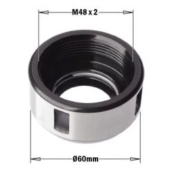 CMT Autres Accessoires De Fraisage 992.283.01 Écrou De Serrage Pour Pince De Serrage DIN 6388 Pour Article 183.255, Droite, 60xM48x2
