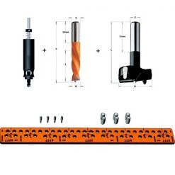 Autres Accessoires De Fraisage CMT900-SET Gabarit De Perçage Universel Avec Adaptateur De Forage, Foret à Cheville 5mm Et Foret De Pot 35mm