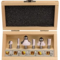 Makita Accessoires D-53540 Jeu De Fraises 8mm 6 Pièces