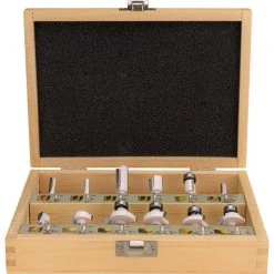 Makita Accessoires D-57065 Jeu De Fraise 6mm 12 Pcs