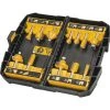 DeWalt Accessoires DT90016-QZ Jeu De Fraises à Queue En 12 Parties 8 Mm